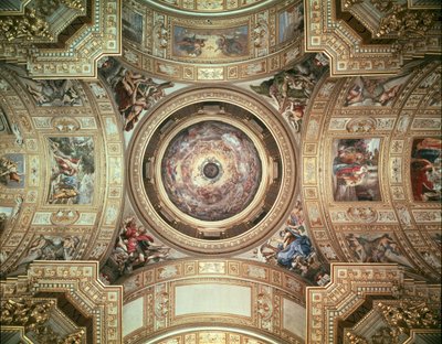 The Vision of Paradise, frescoes on the ceiling and cupola of Sant